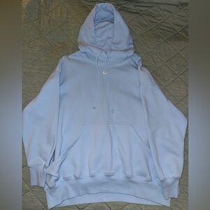 Nike Oversized Sky Blue Hoodie
